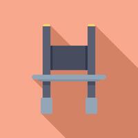 Metal detector gate is scanning for dangerous objects vector