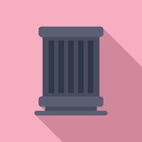 Antique column representing classical architecture and history vector