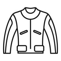 Motorcycle jacket with pockets for safekeeping belongings while riding vector