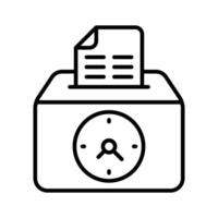 Grab this amazing icon of attendance, ready to use vector