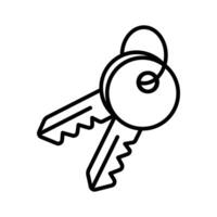 A depiction of keys, often representing access, security, or ownership vector