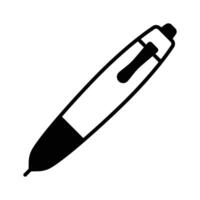 Premium quality pen icon, ideal for writing, drawing, and creative applications vector