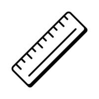 Tool for measurement or calculating length, premium icon of ruler, scale vector