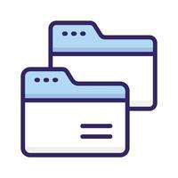 A vectors of files in modern style, trendy icon of folders