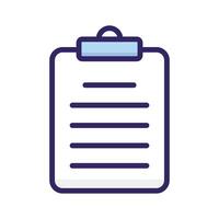 Well designed icon of document in modern and trendy style vector
