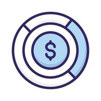 Grab this carefully crafted icon of financial analysis, business analysis vector