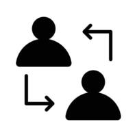 Have a look at this creatively crafted icon of switch user vector