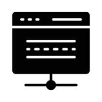 Trendy icon of web hosting in editable design style vector