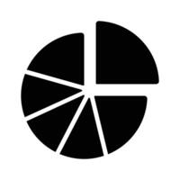 A modern infographics showing sectional pie graph, an editable of pie chart vector