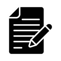 Check this beautifully design icon of agreement document in trendy style vector