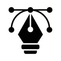 Get hold on this creative icon of pen tool, modern style vector