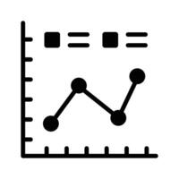Bar chart representing the analysis and interpretation of financial data, financial data analysis vector
