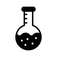 Chemical flask, well designed icon of lab experiment, business experiment vector