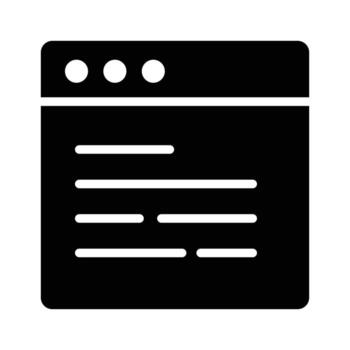 sitio web, Página web, navegador icono diseño vector