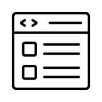 Website, webpage, browser icon design vector