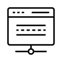 Trendy icon of web hosting in editable design style vector