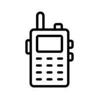 A simple icon of a classic mobile phone with a numeric keypad vector
