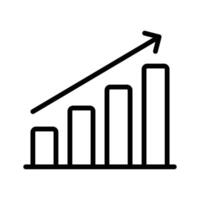 Grab this editable of growth chart, business analysis icon design vector