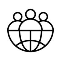 Have a look at this amazing icon of user network in modern style, customizable vector