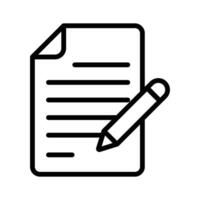 Check this beautifully design icon of agreement document in trendy style vector