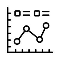 Bar chart representing the analysis and interpretation of financial data, financial data analysis vector
