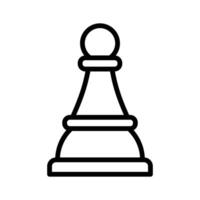 Trendy of chess pawn in editable style, strategy in modern design style vector