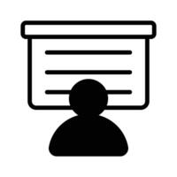 An icon of business graphical presentation, of statistical presentation vector