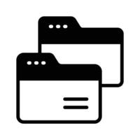 A vectors of files in modern style, trendy icon of folders