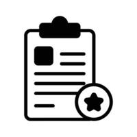 Favorite file design in modern style, premium vector