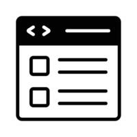 Website, webpage, browser icon design vector