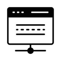 Trendy icon of web hosting in editable design style vector