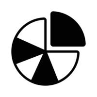 A modern infographics showing sectional pie graph, an editable of pie chart vector