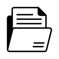A vectors of files in modern style, trendy icon of binders