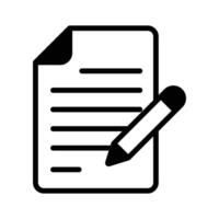 Check this beautifully design icon of agreement document in trendy style vector