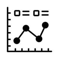 Bar chart representing the analysis and interpretation of financial data, financial data analysis vector