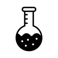 Chemical flask, well designed icon of lab experiment, business experiment vector