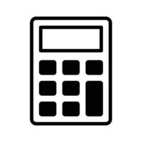 Digital calculator design, mathematical calculation equipment in modern style vector