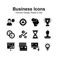 Pack of business and finance icons in modern design style vector