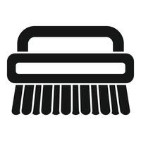 Cleaning brush icon showing housework and chores vector