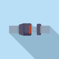 Safety first, seat belt fastened and ready for a secure journey vector