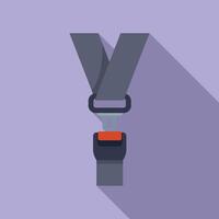 Safety first, seat belt fastened and ready for a secure journey vector