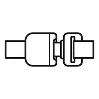 Car part icon depicting a constant velocity joint vector