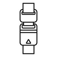 Usb flash drive icon connecting to laptop computer vector
