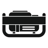 Portable power generator supplying electricity during blackout vector