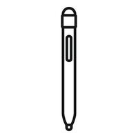 Stylus pen icon showing drawing tool for touchscreen vector