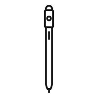 Stylus pen for touch screen devices icon showing digital drawing tool vector