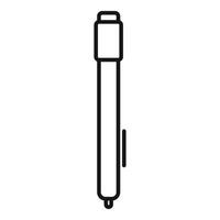 Marker pen icon representing drawing and writing tools vector