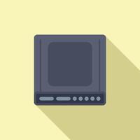 Modern router providing high speed internet connection vector
