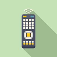 Smart tv remote control sending signal icon vector