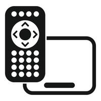 Wireless remote control connecting to a device vector